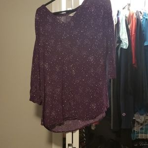 Croft and Barrow Purple Blouse